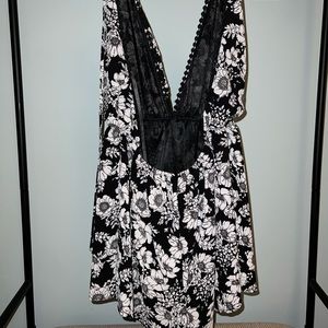 Black and White Romper